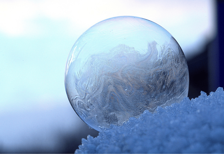 Ледяные мыльные пузыри
