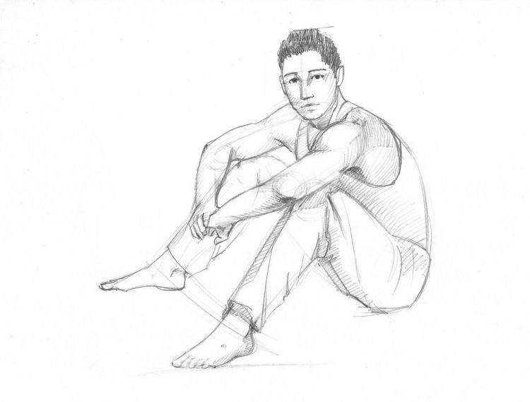 Рисунок человека (+200 фото) - как нарисовать человека поэтапно карандашом