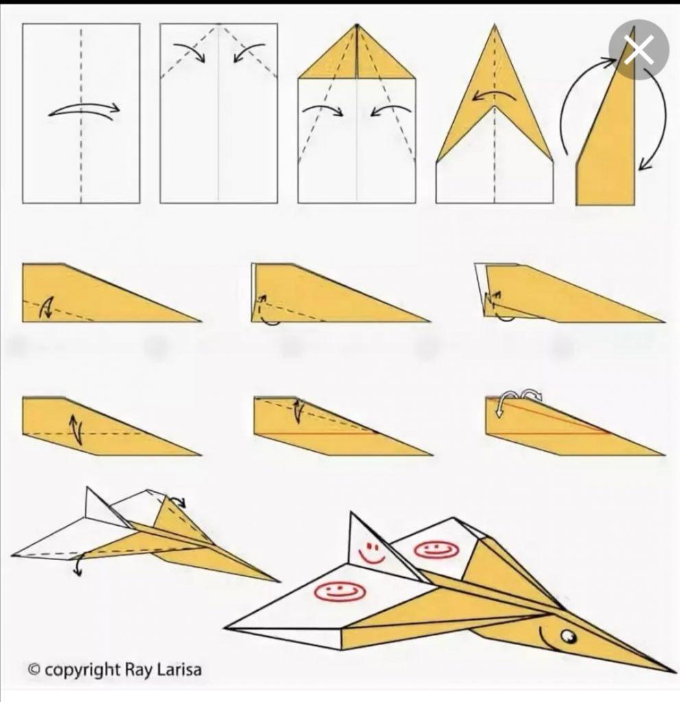 Как сделать самолетик из бумаги - 200 фото