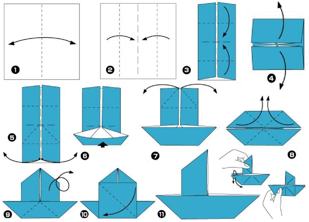 Как сделать кораблик из бумаги - 200 + фото идей