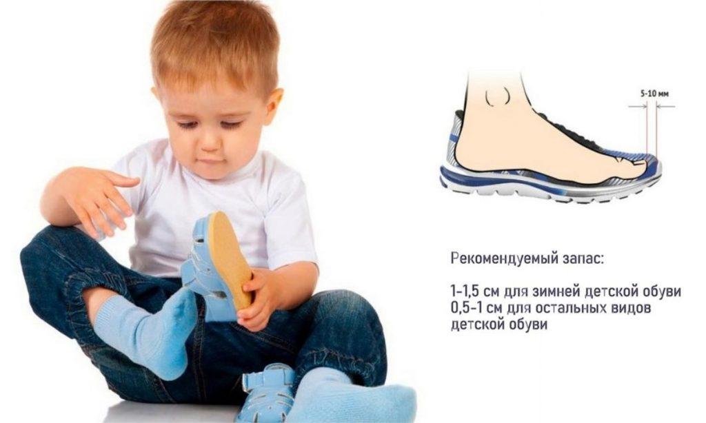 Как выбрать детскую обувь по размеру