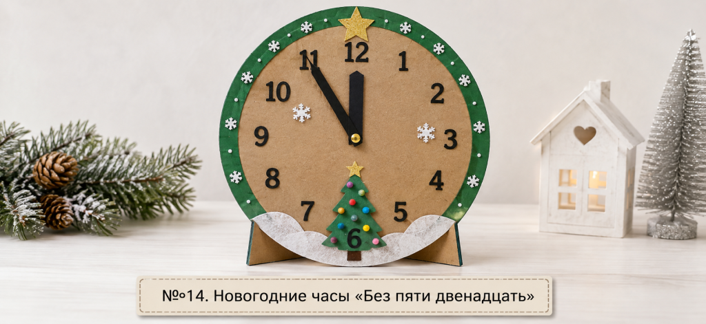 Новогодние часы «Без пяти двенадцать»