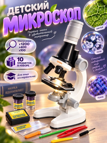 Детский микроскоп «Юный ботаник»