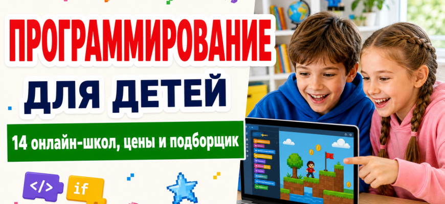 Программирование для детей: 14 онлайн-школ, цены и подборщик