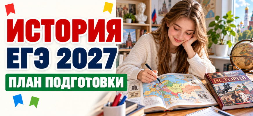 Подготовка к ЕГЭ по истории в 2027 году — план подготовки